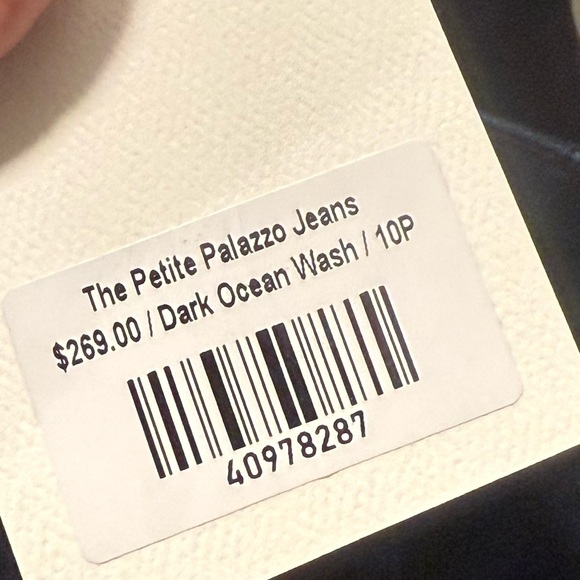 NEW Ruti The Petite Palazzo Jeans in Dark Ocean Wash - Picture 5 of 5